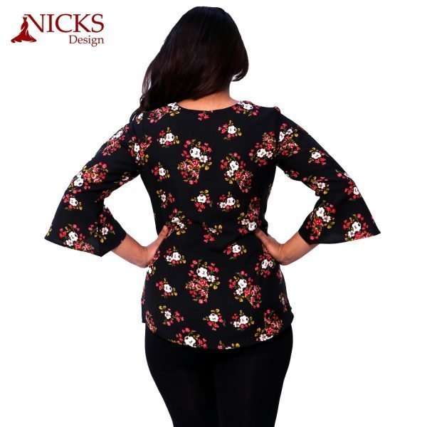 Floral Ruffle Top for women