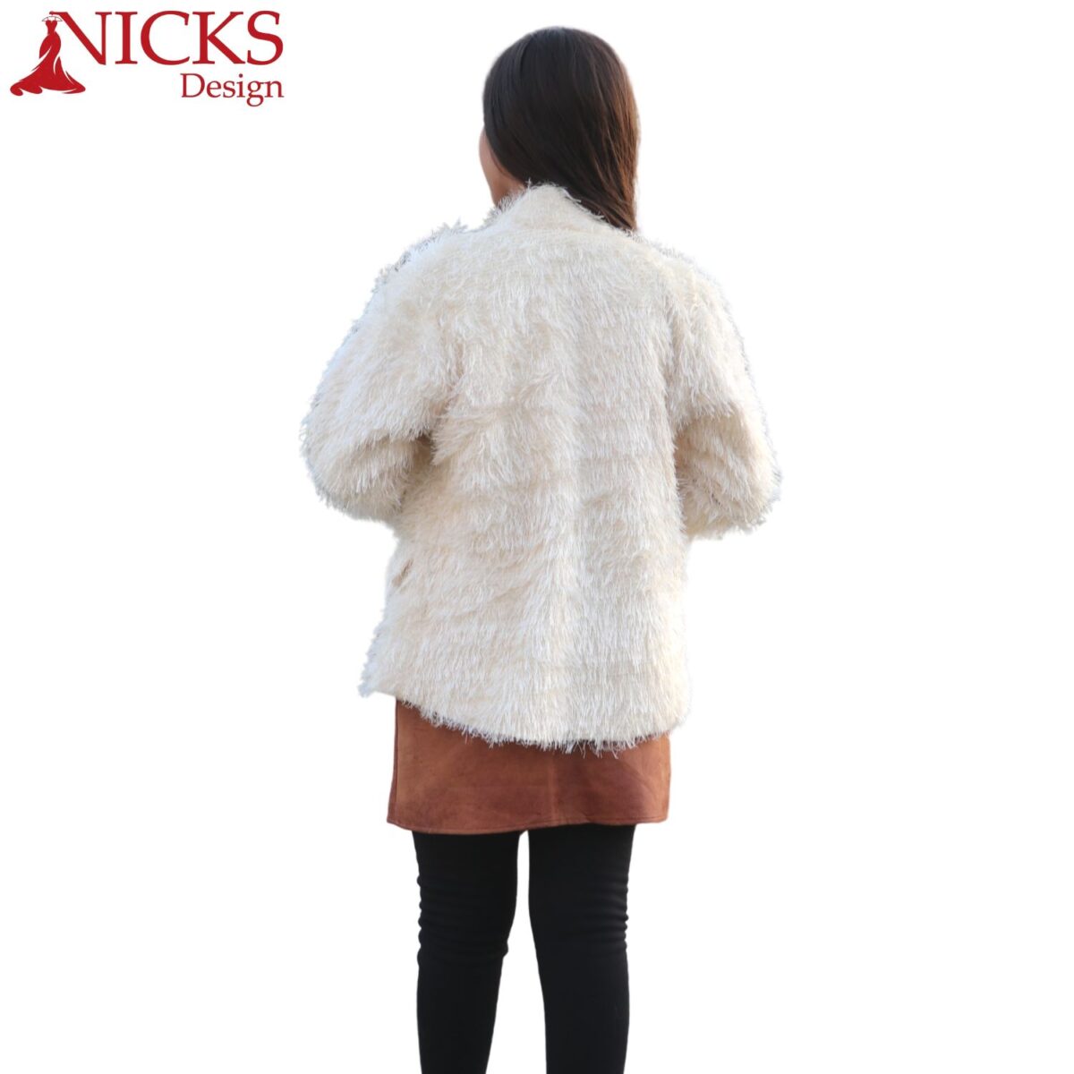 OFF-WHITE Wool Far Female Jacket